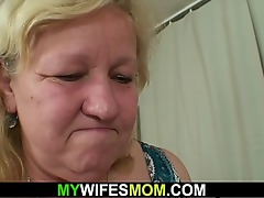 Become man finds him bonking her old plump mother!